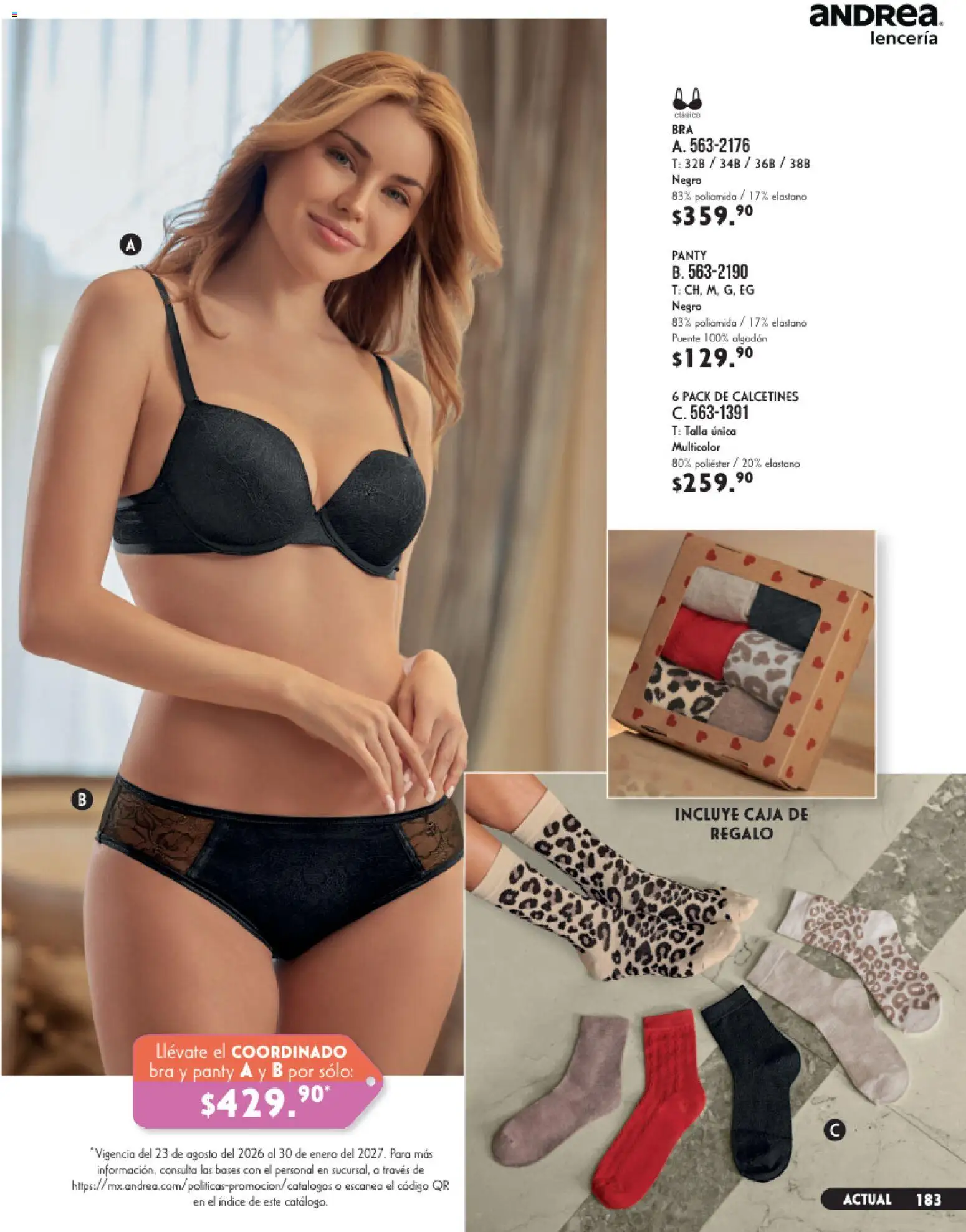 Vista previa las ofertas de la tienda Andrea - Andrea catálogo Lencería & vestir interior desde el 23/08/2026 