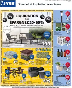 Preview of leaflet JYSK circulaire from shop JYSK is valid from Jul 30, 2026
