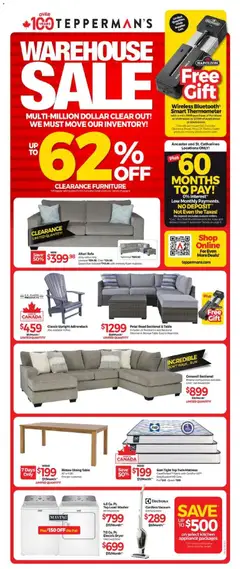 Preview of leaflet Tepperman's weekly flyer / circulaire from shop Tepperman's is valid from Jul 17, 2026