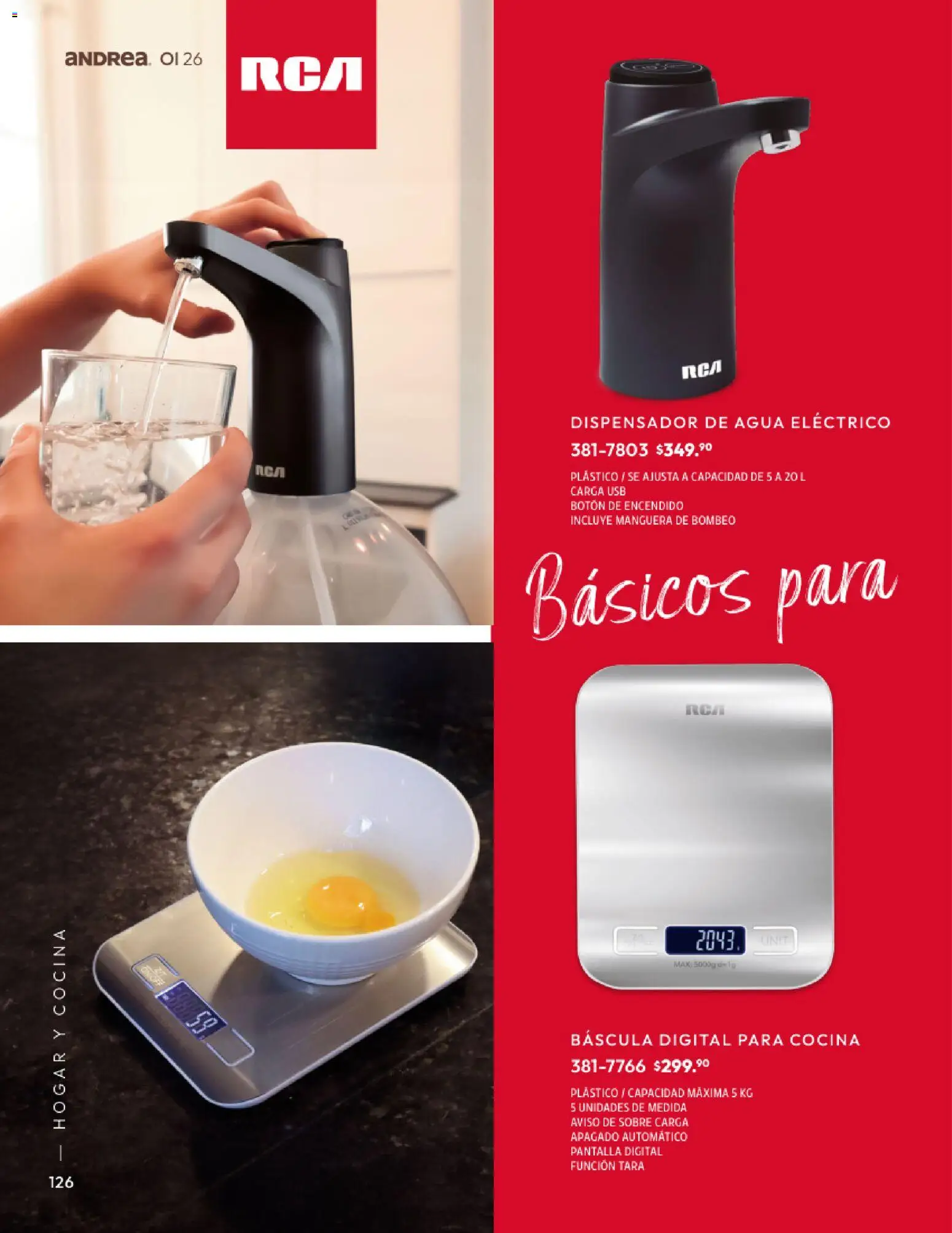 Vista previa las ofertas de la tienda Andrea - Andrea catálogo Home desde el 01/09/2026 