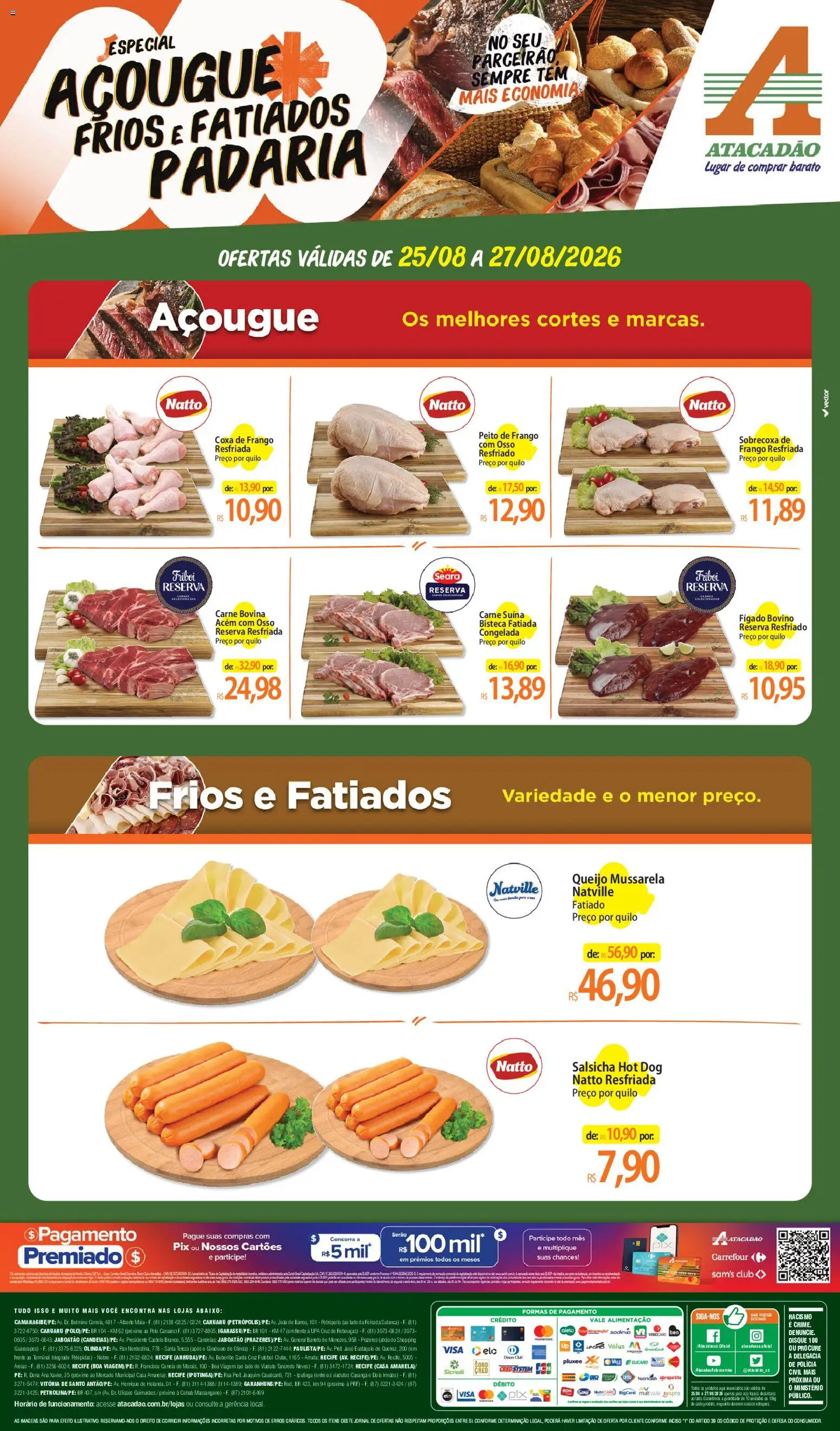 Pré-Visualização do folheto "Atacadão ofertas - PE" da loja Atacadão válido a partir de 25/08/2026
