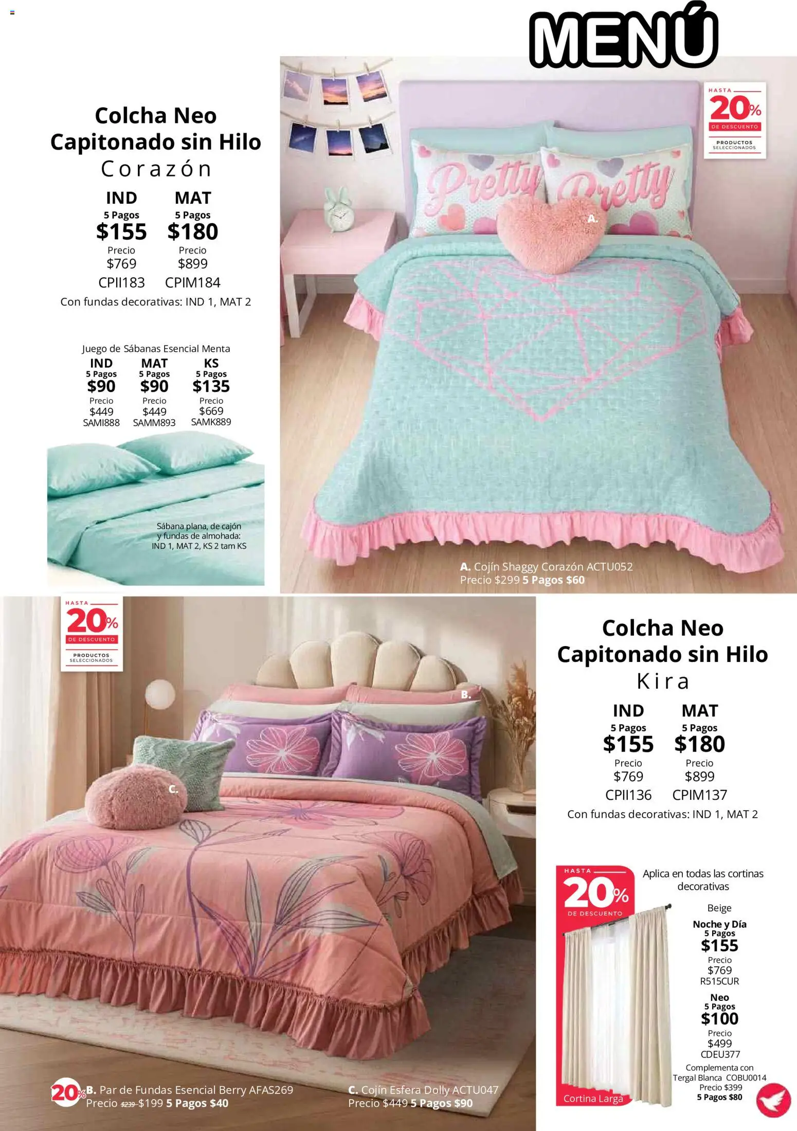 Vista previa las ofertas de la tienda Colchas Concord - Colchas Concord catálogo desde el 01/08/2026 