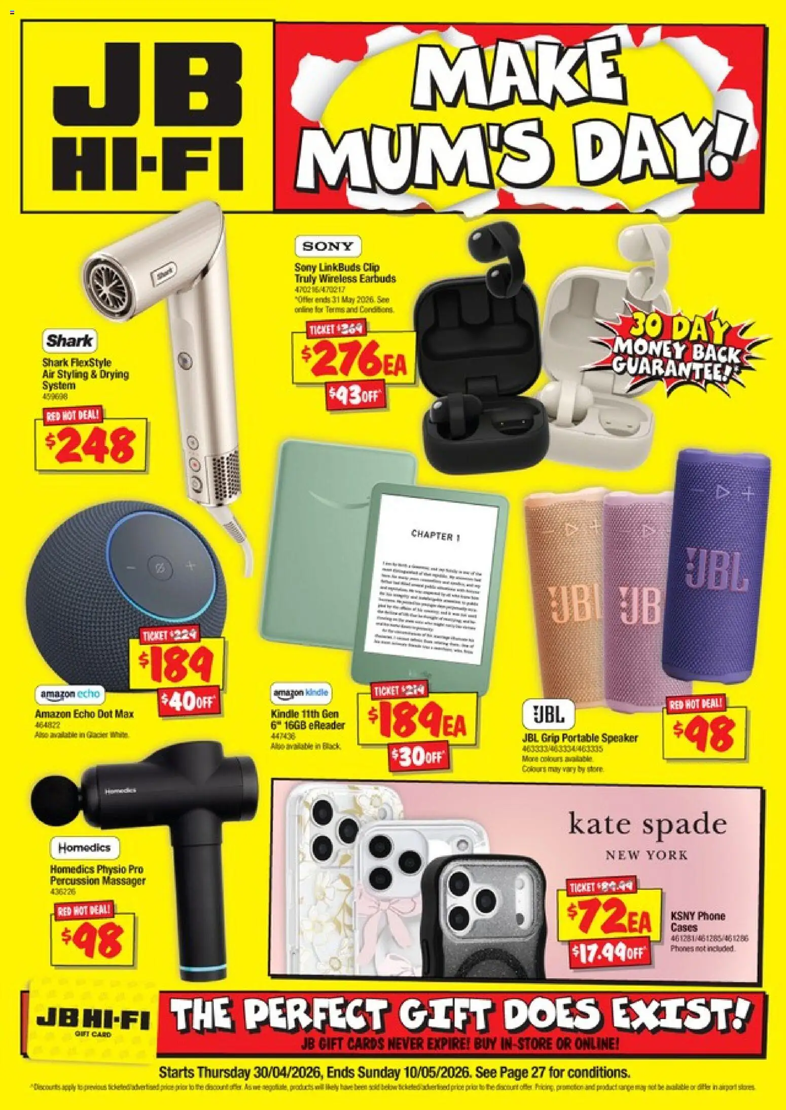 Preview of catalogue JB Hi-Fi catalogue from shop JB Hi-Fi valid 30 Apr 2026