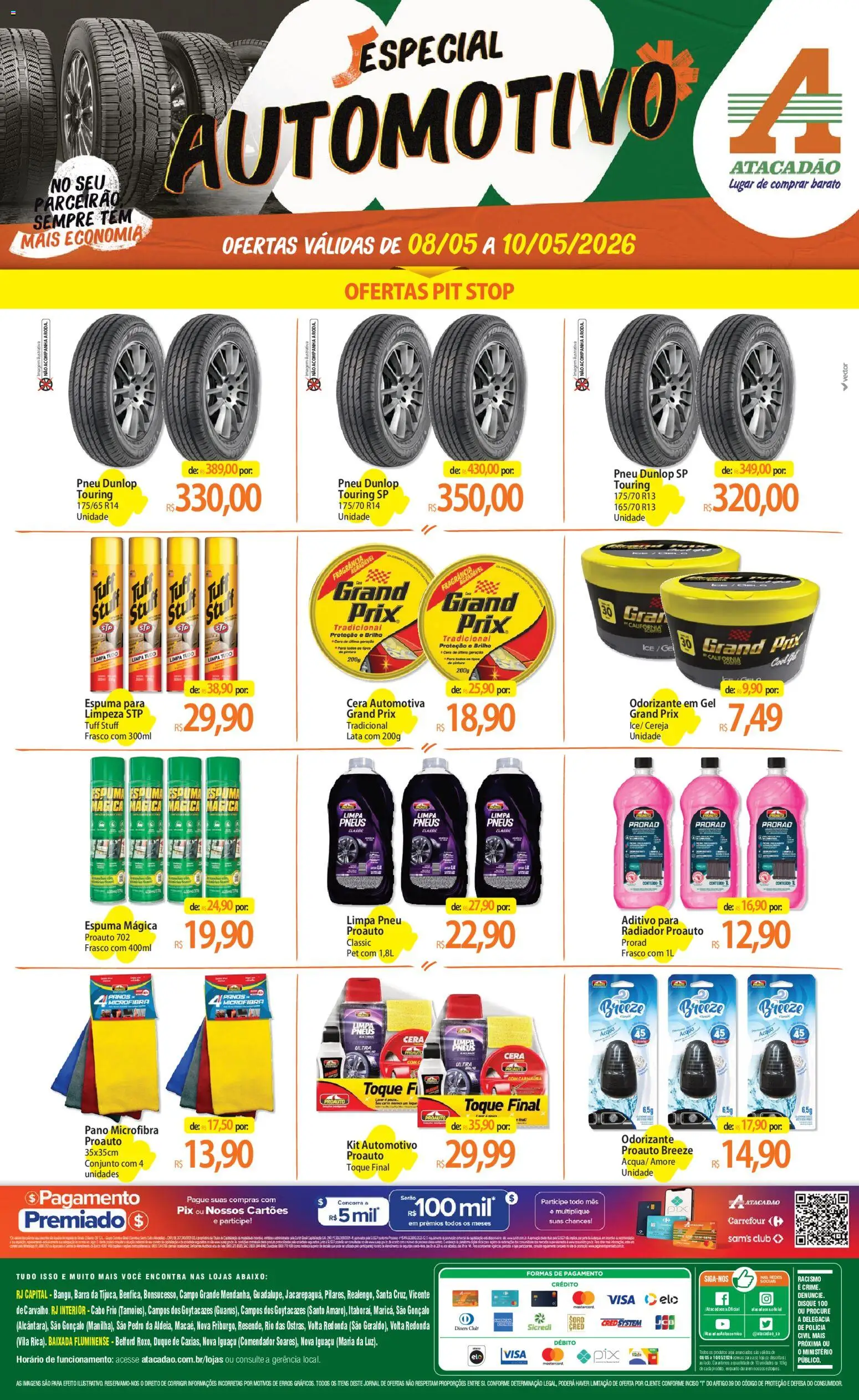 Pré-Visualização do folheto "Atacadão ofertas - RJ" da loja Atacadão válido a partir de 08/05/2026