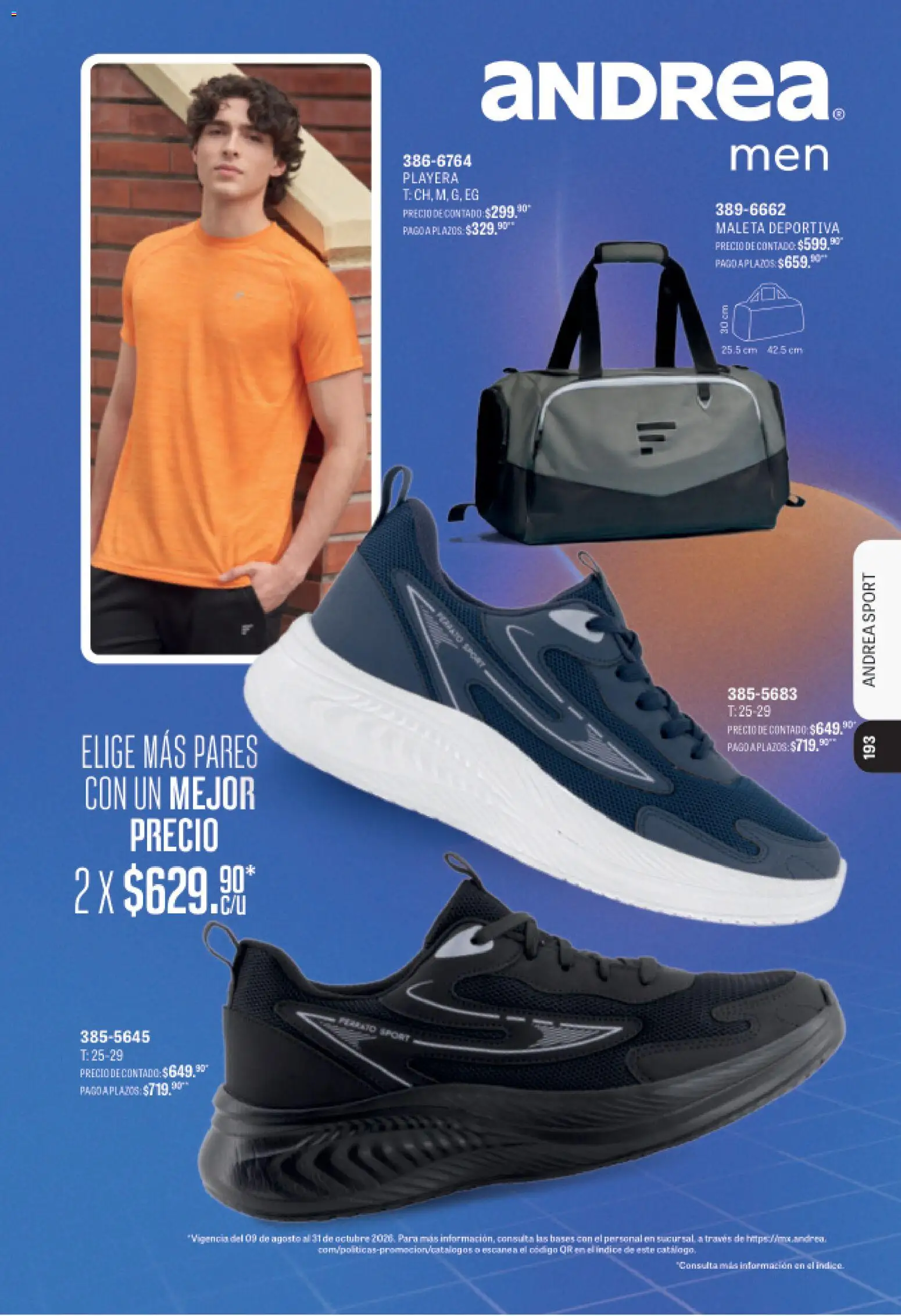 Vista previa las ofertas de la tienda Andrea - Andrea catálogo Deportivo Completo desde el 09/08/2026 