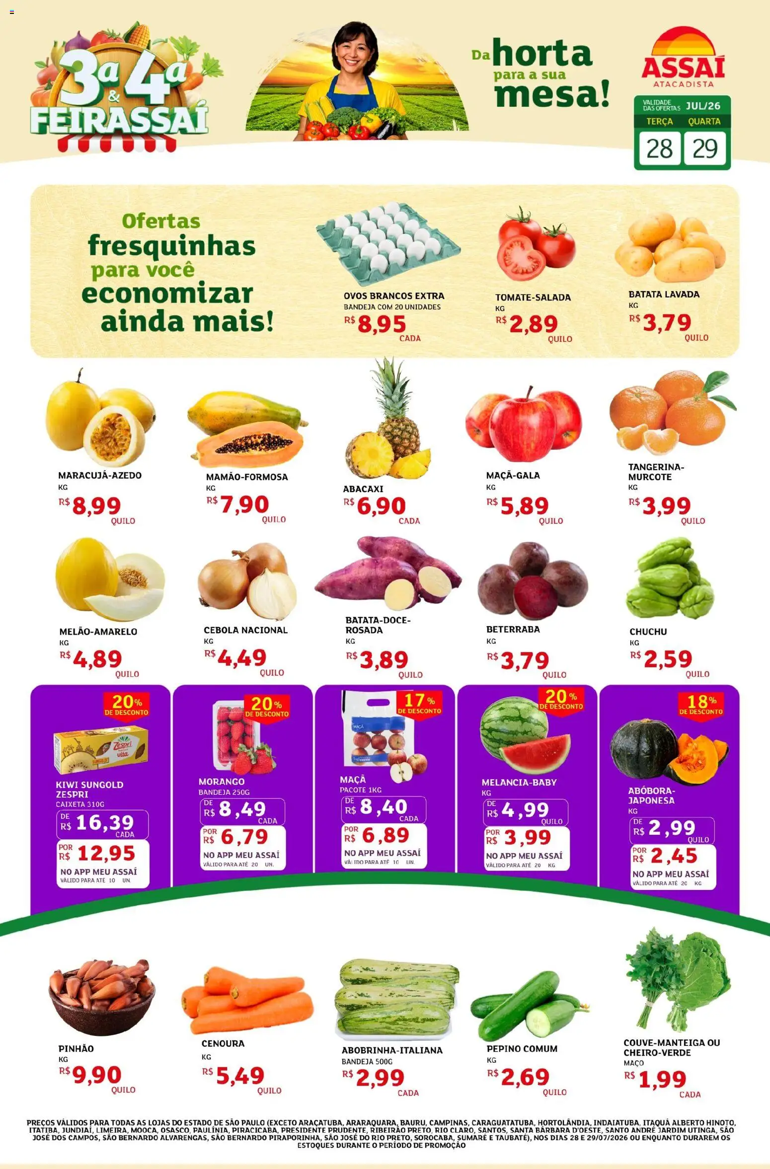 Pré-Visualização do folheto "Assaí Atacadista ofertas - SP" da loja Assaí Atacadista válido a partir de 28/07/2026