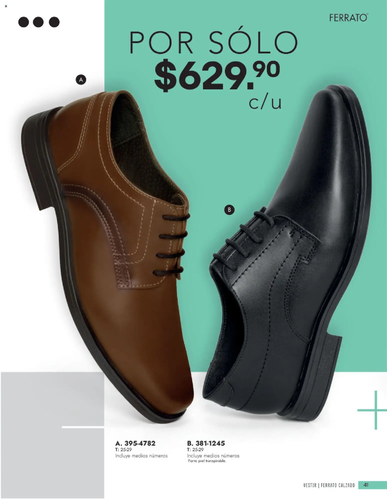 Vista previa las ofertas de la tienda Andrea - Andrea catálogo Calzado Caballero desde el 24/05/2026 