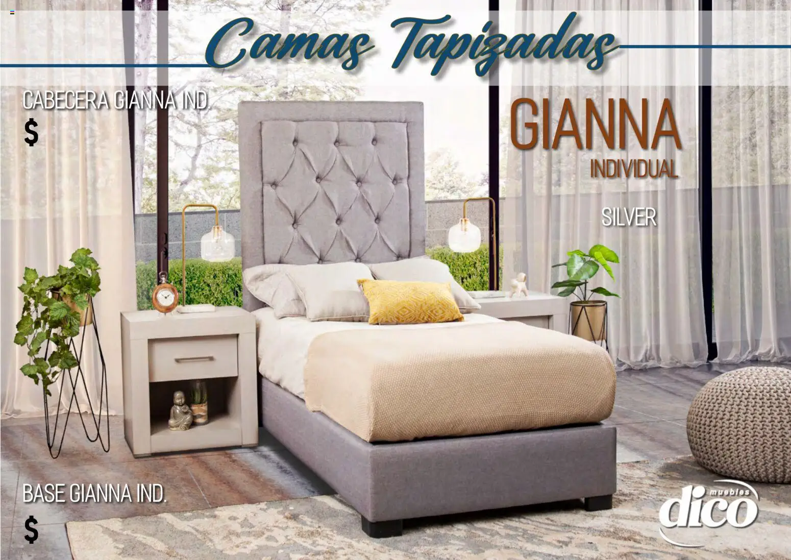 Vista previa las ofertas de la tienda Muebles Dico - Muebles Dico catálogo Camas tapizadas desde el 01/04/2026 