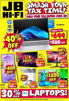 Preview of catalogue JB Hi-Fi Smash your tax time from shop JB Hi-Fi valid 18/06/2026