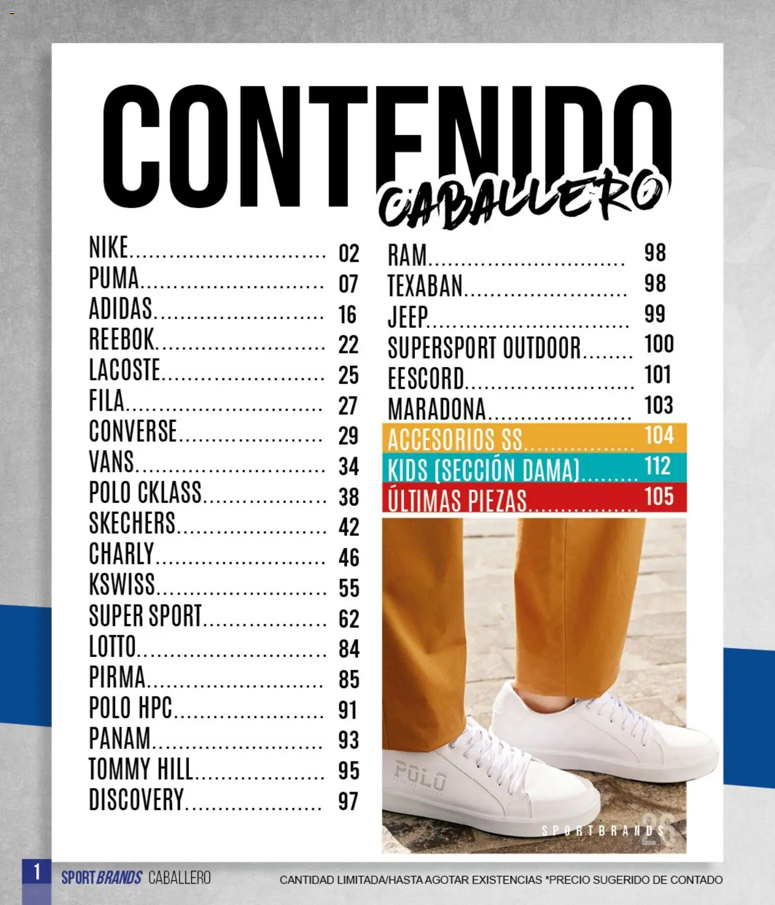 Vista previa las ofertas de la tienda Cklass - Cklass catálogo Sportbrands Verano Caballero desde el 05/03/2026 