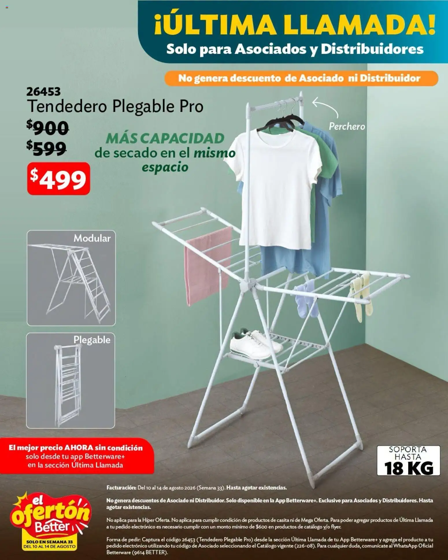 Vista previa las ofertas de la tienda Betterware - Betterware catálogo El Ofertón desde el 10/08/2026 