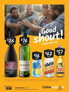 Preview of catalogue Cellarbrations catalogue Newcastle from shop Cellarbrations valid 27/07/2026