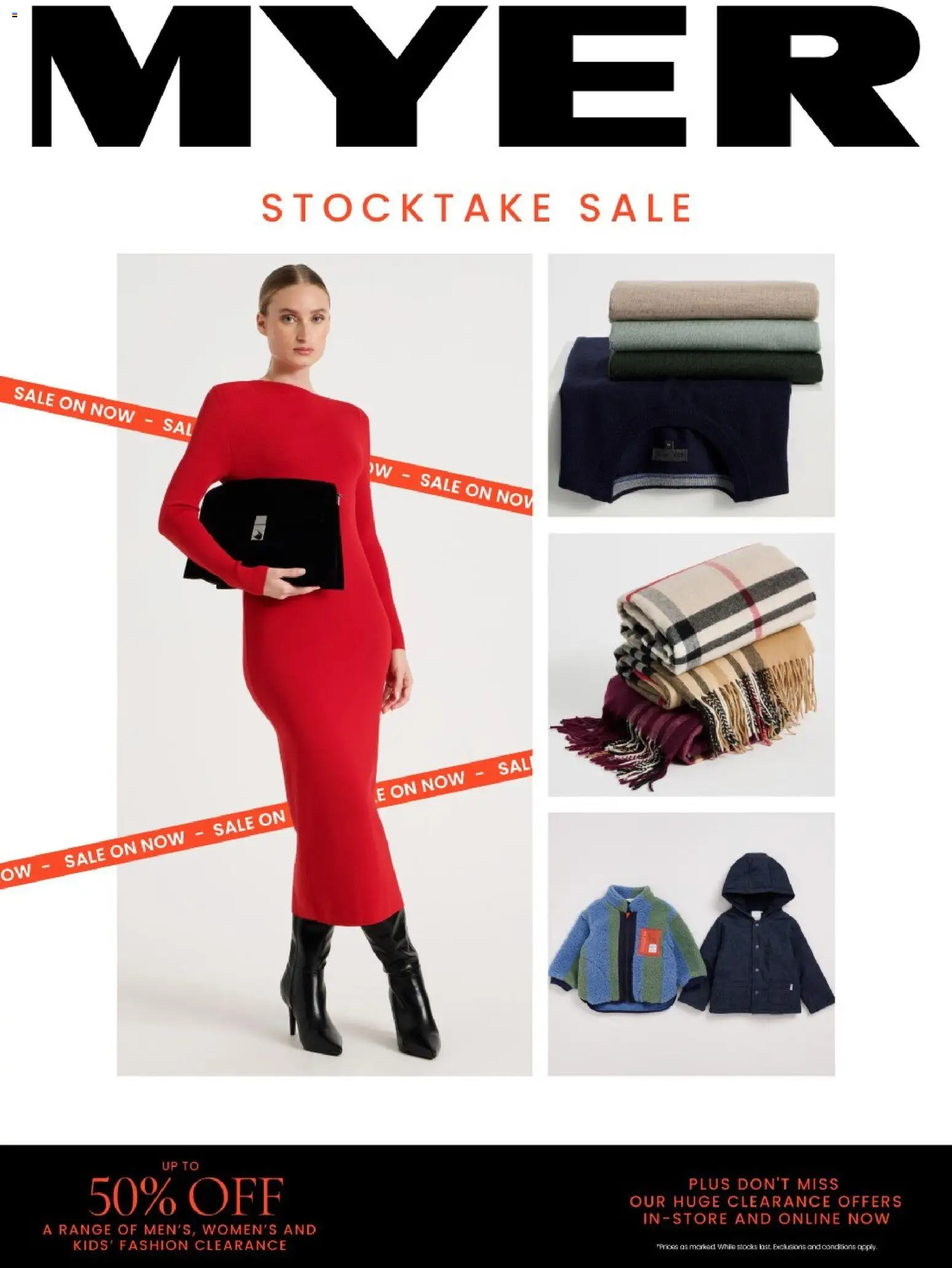 Preview of catalogue Myer Stocktake Sale from shop Myer valid 25/05/2026