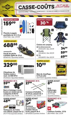Un aperçu du dépliant Princess Auto circulaire - Casse-Coûts du magasin Princess Auto est valide à partir 1 juill. 2026