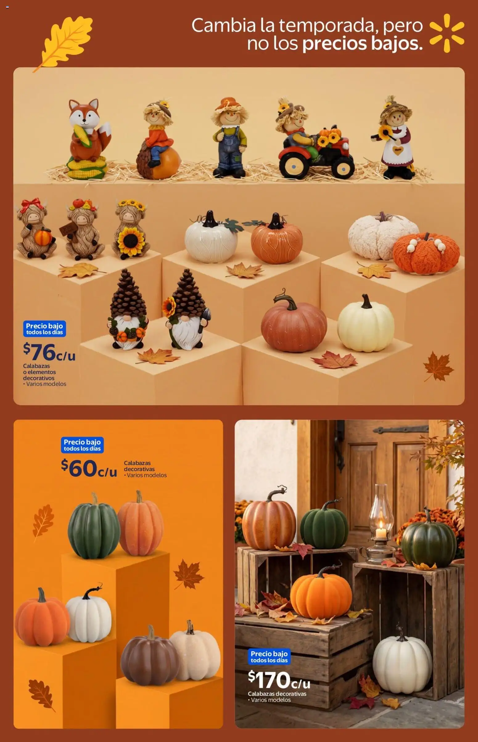 Vista previa las ofertas de la tienda Walmart - Walmart folleto Los colores del otoño adornan esta temporada. desde el 18/09/2026 