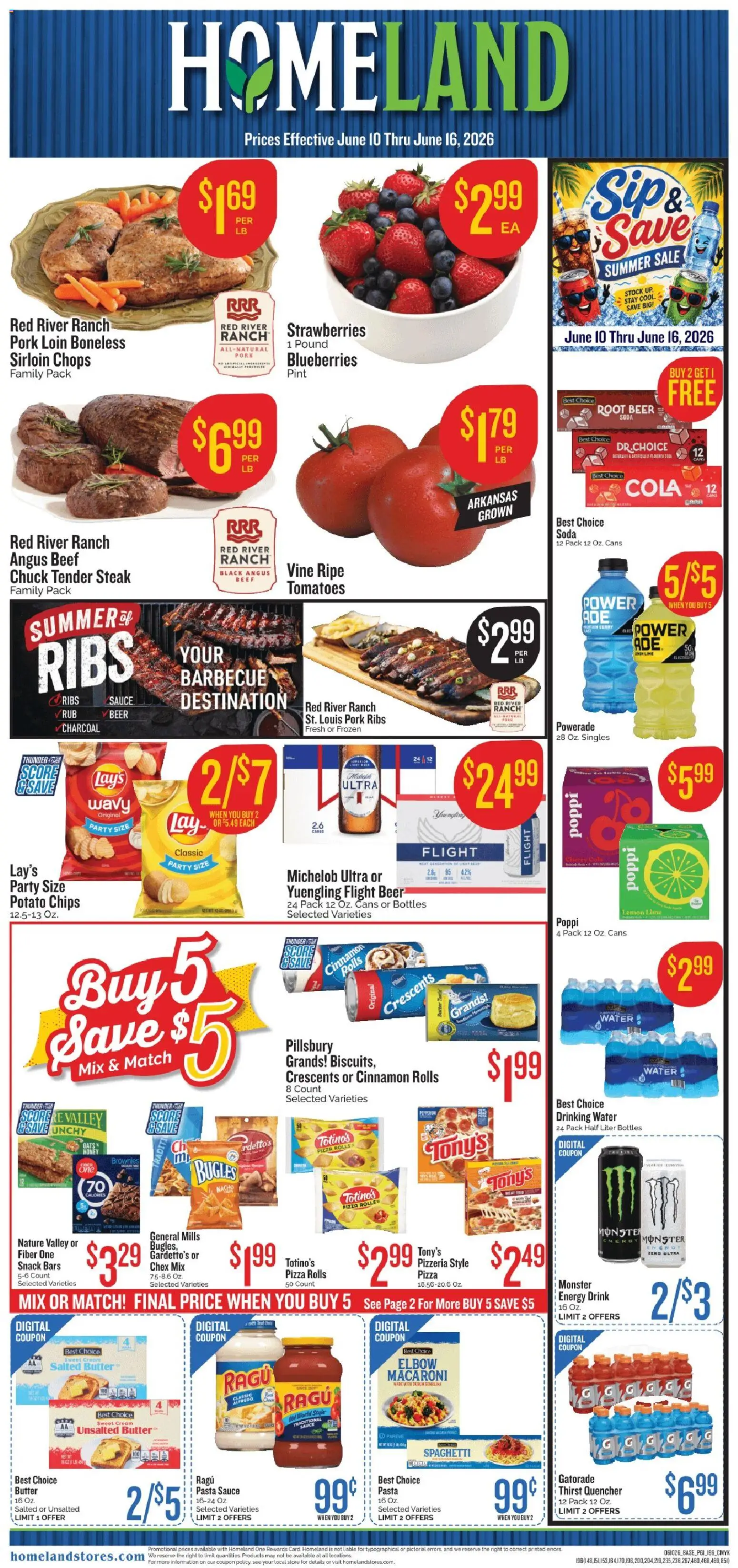 Ad Preview of Homeland Homeland Weekly Ad from 06/10/2026