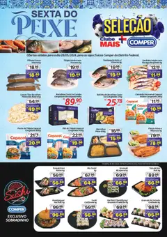 Pré-Visualização do folheto "Comper ofertas Sexta do Peixe" da loja Comper válido a partir de 29/05/2026