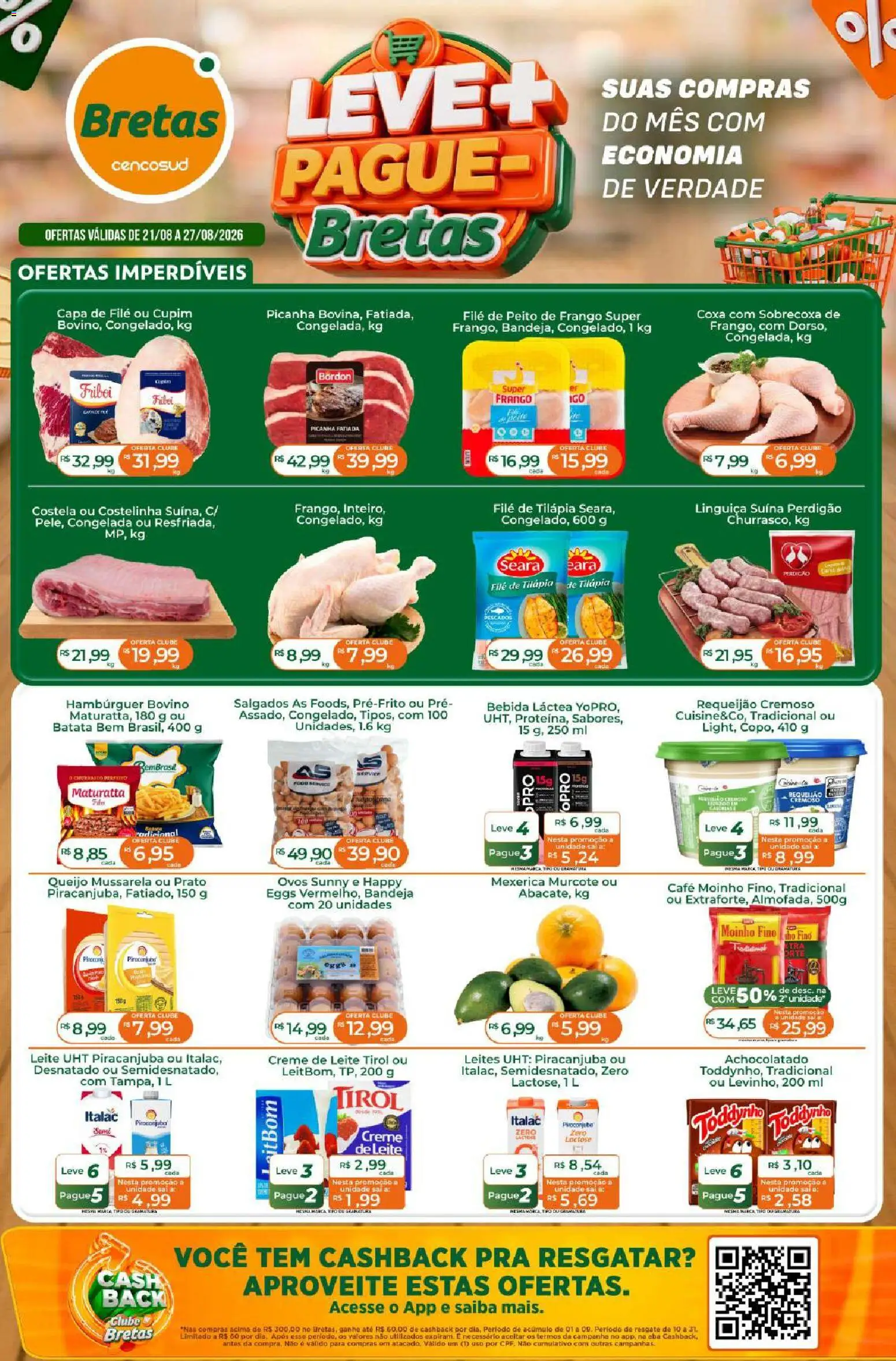 Pré-Visualização do folheto "Bretas - Ofertas da semana" da loja Bretas válido a partir de 21/08/2026