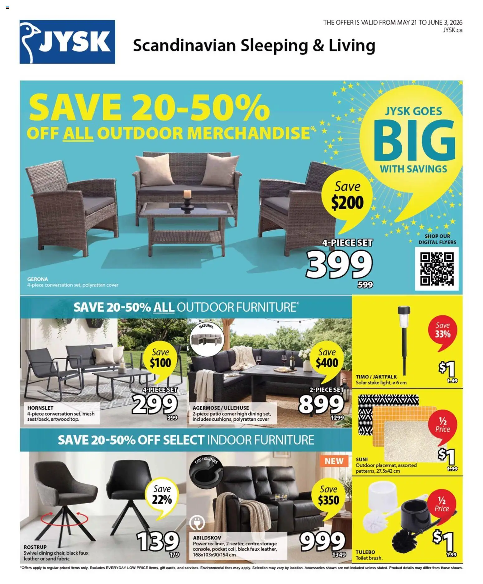 Preview of leaflet JYSK weekly flyer from shop JYSK is valid from May 21, 2026