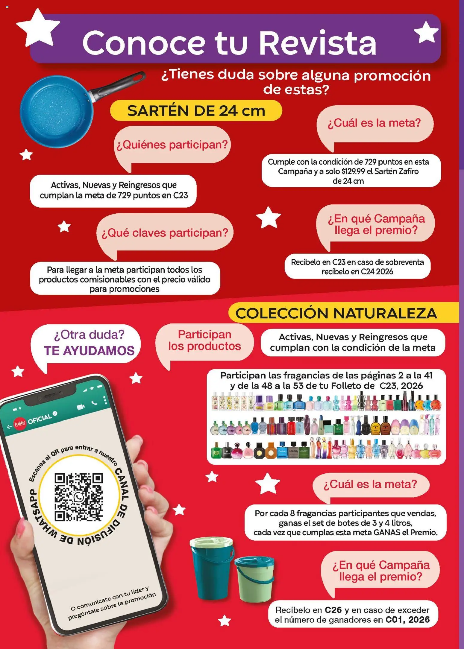 Vista previa las ofertas de la tienda Fuller - Revista Gana Más C23 desde el 18/02/2026 - Té, Revista, Sartén, Sobre, Campana