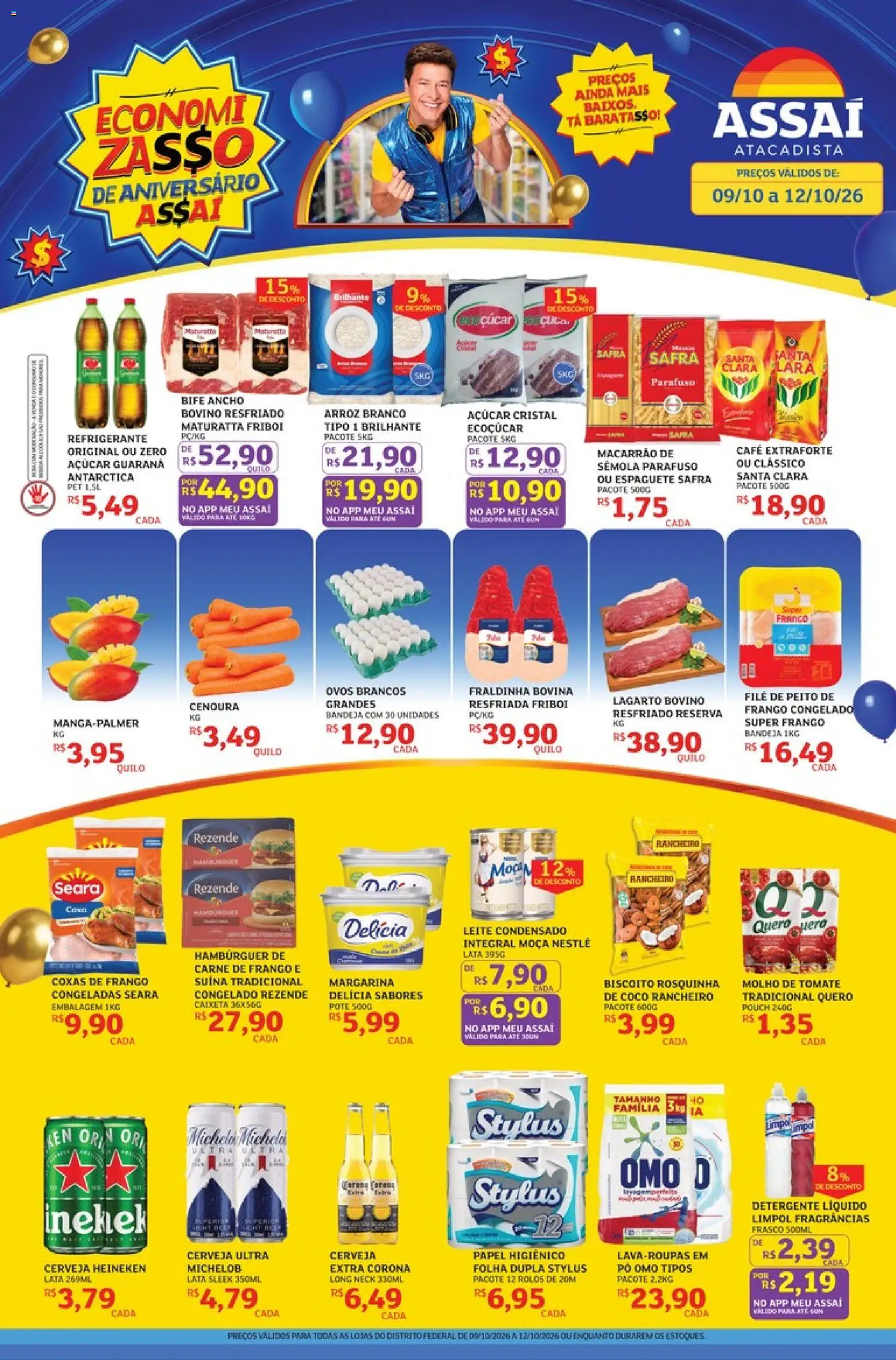 Pré-Visualização do folheto "Assaí Atacadista ofertas - DF" da loja Assaí Atacadista válido a partir de 09/10/2026