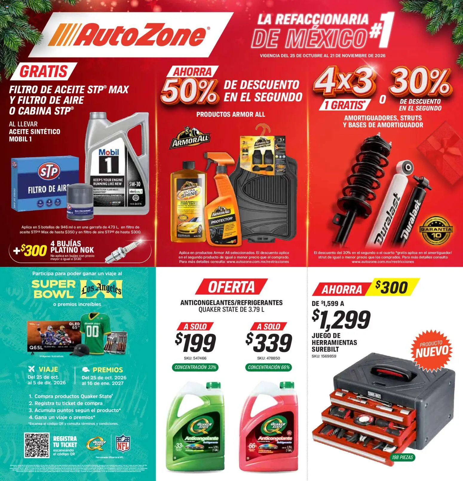 Vista previa las ofertas de la tienda AutoZone - AutoZone catálogo desde el 25/10/2026 