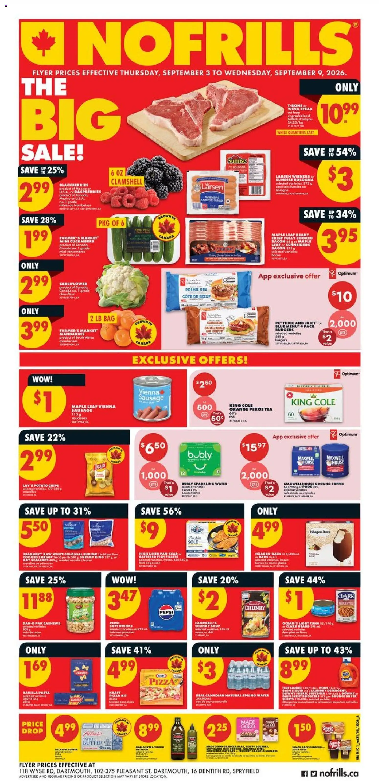 Preview of leaflet No Frills weekly flyer - NS from shop No Frills is valid from Sep 03, 2026