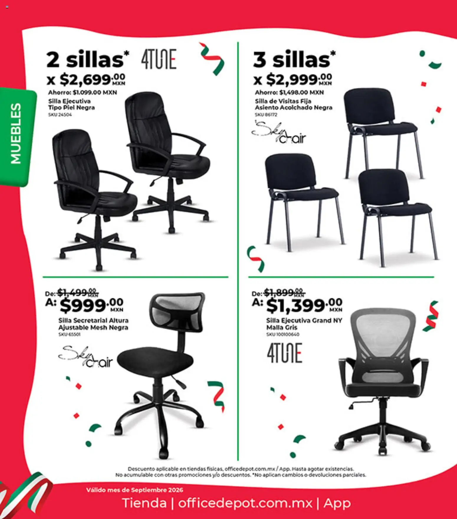 Vista previa las ofertas de la tienda Office Depot - Office Depot catálogo desde el 01/09/2026 