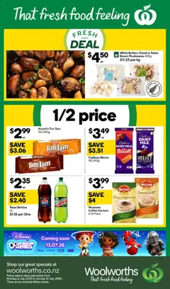 Preview of catalogue Woolworths South Island catalogue from shop Woolworths valid 6 Jul 2026