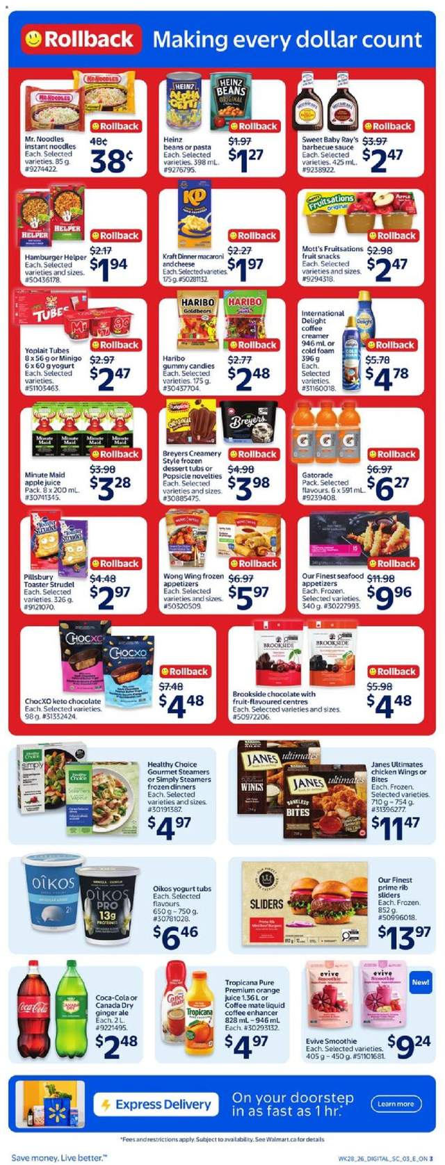 New Walmart flyer from Aug 06