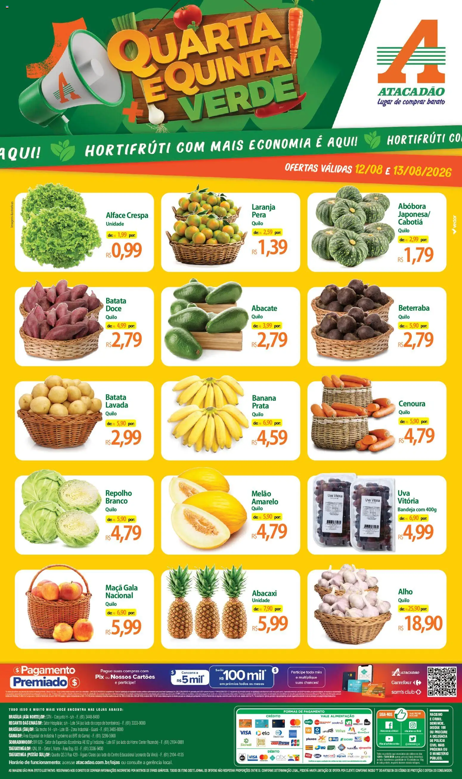 Pré-Visualização do folheto "Atacadão ofertas - DF" da loja Atacadão válido a partir de 12/08/2026