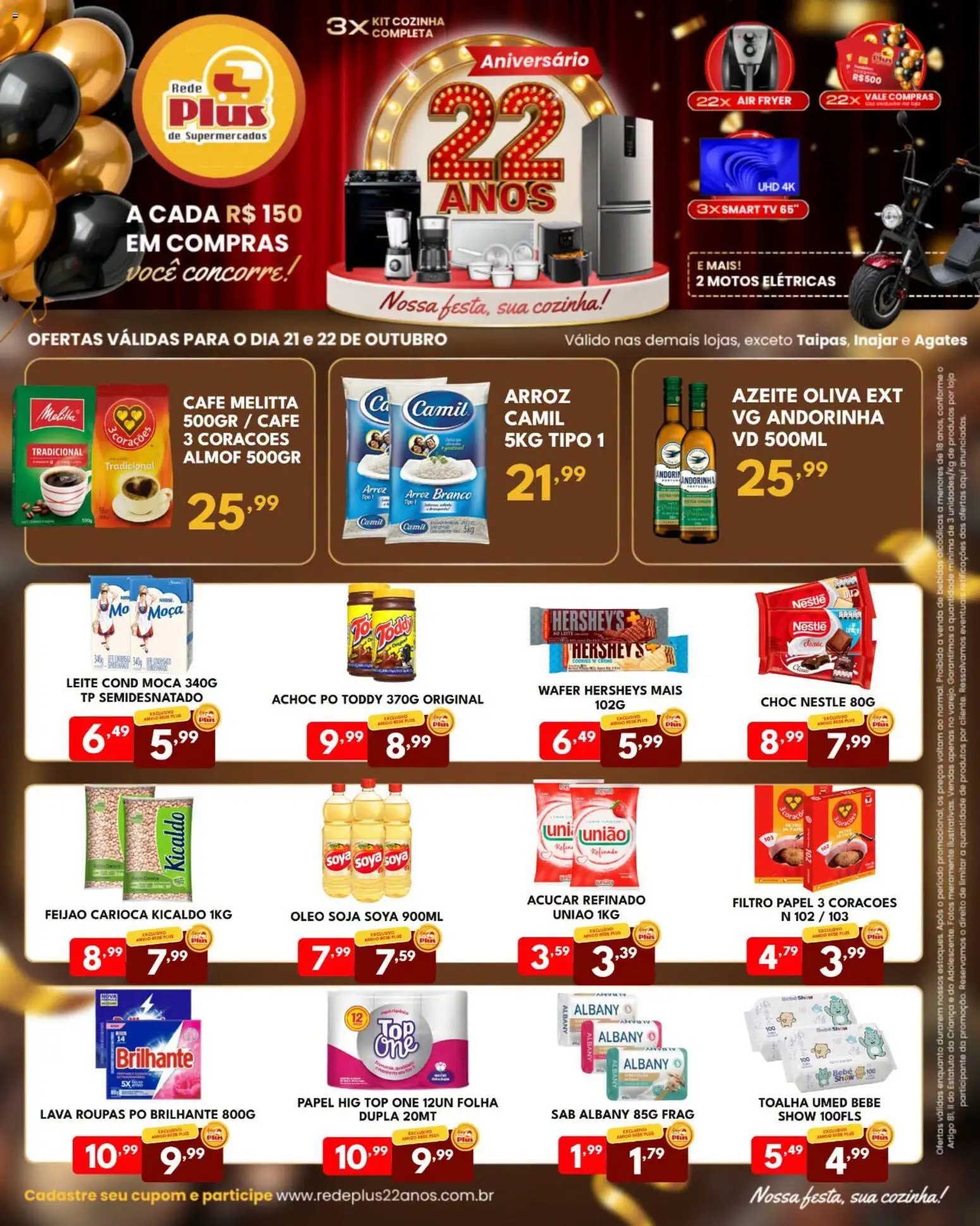 Pré-Visualização do folheto "Rede Plus Supermercados - Ofertas da semana" da loja Rede Plus Supermercados válido a partir de 21/10/2026