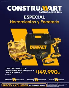 Folleto de la tienda Construmart válido desde el 31.05.2026 