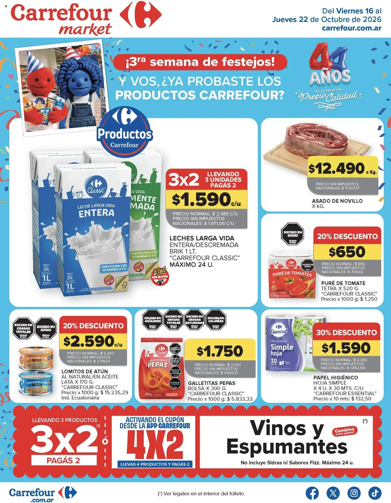 Vista previa del folleto de la tienda Carrefour Market válido desde el 16/10/2026 