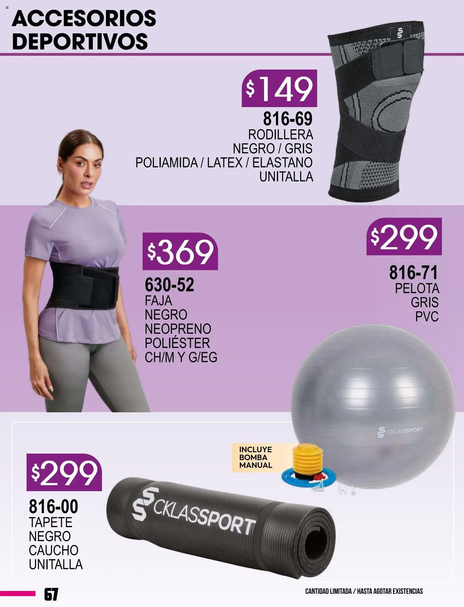 Vista previa las ofertas de la tienda Cklass - Catálogo Especial Supersport Caballero desde el 08/01/2026 - Pelota, Faja, Tapete