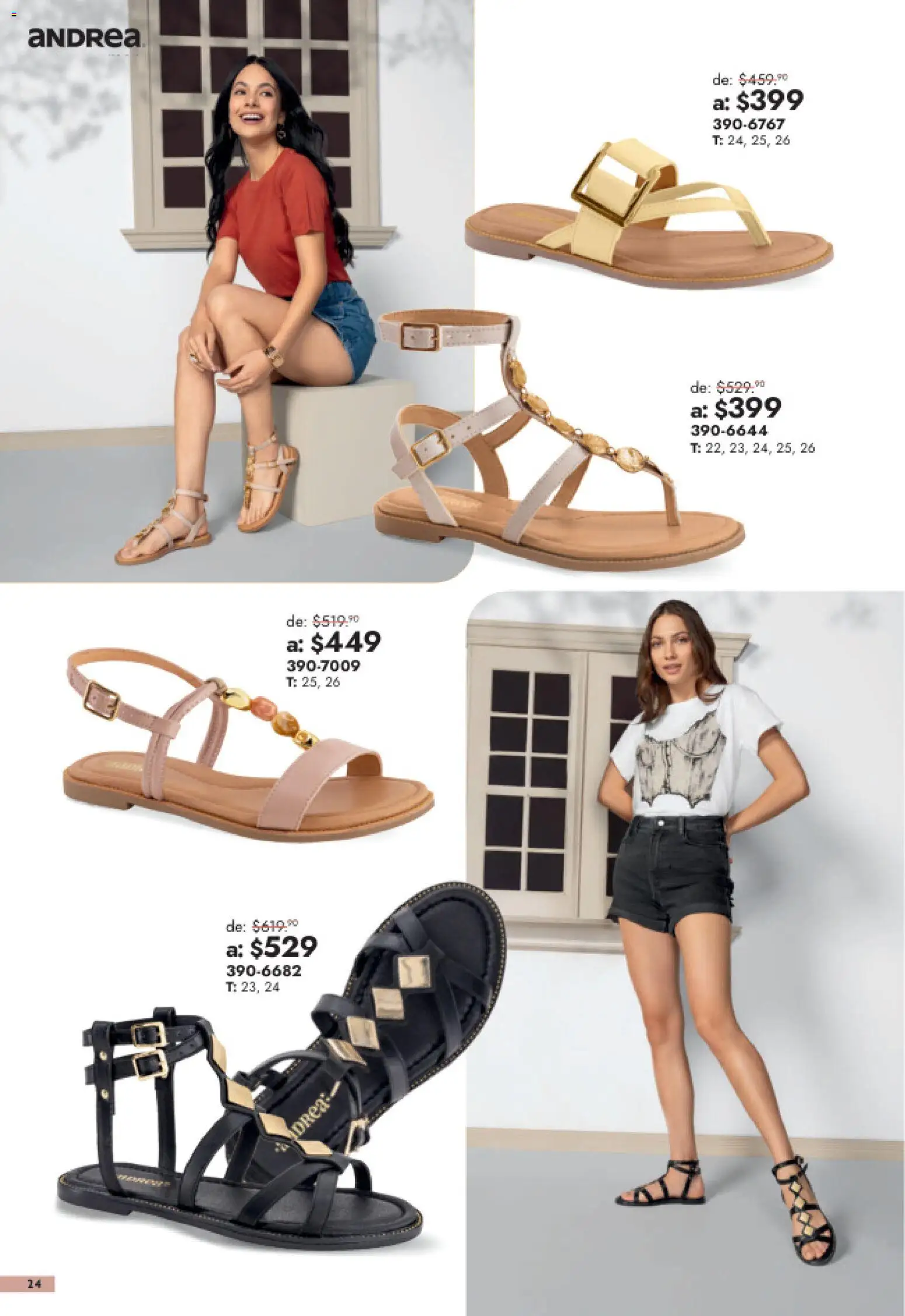 Vista previa las ofertas de la tienda Andrea - Andrea catálogo Outlet desde el 26/07/2026 