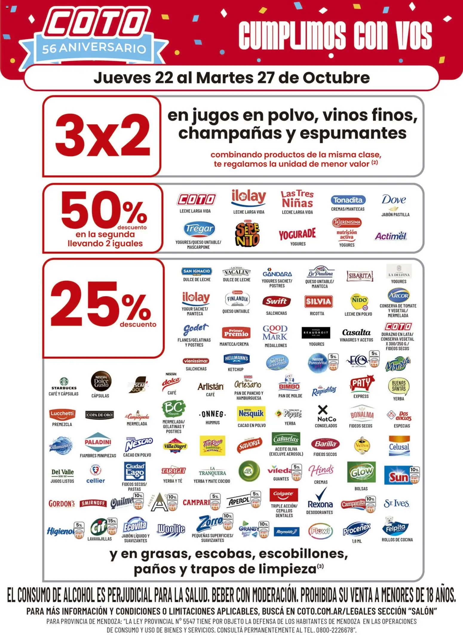 Vista previa del folleto de la tienda Coto válido desde el 22/10/2026 