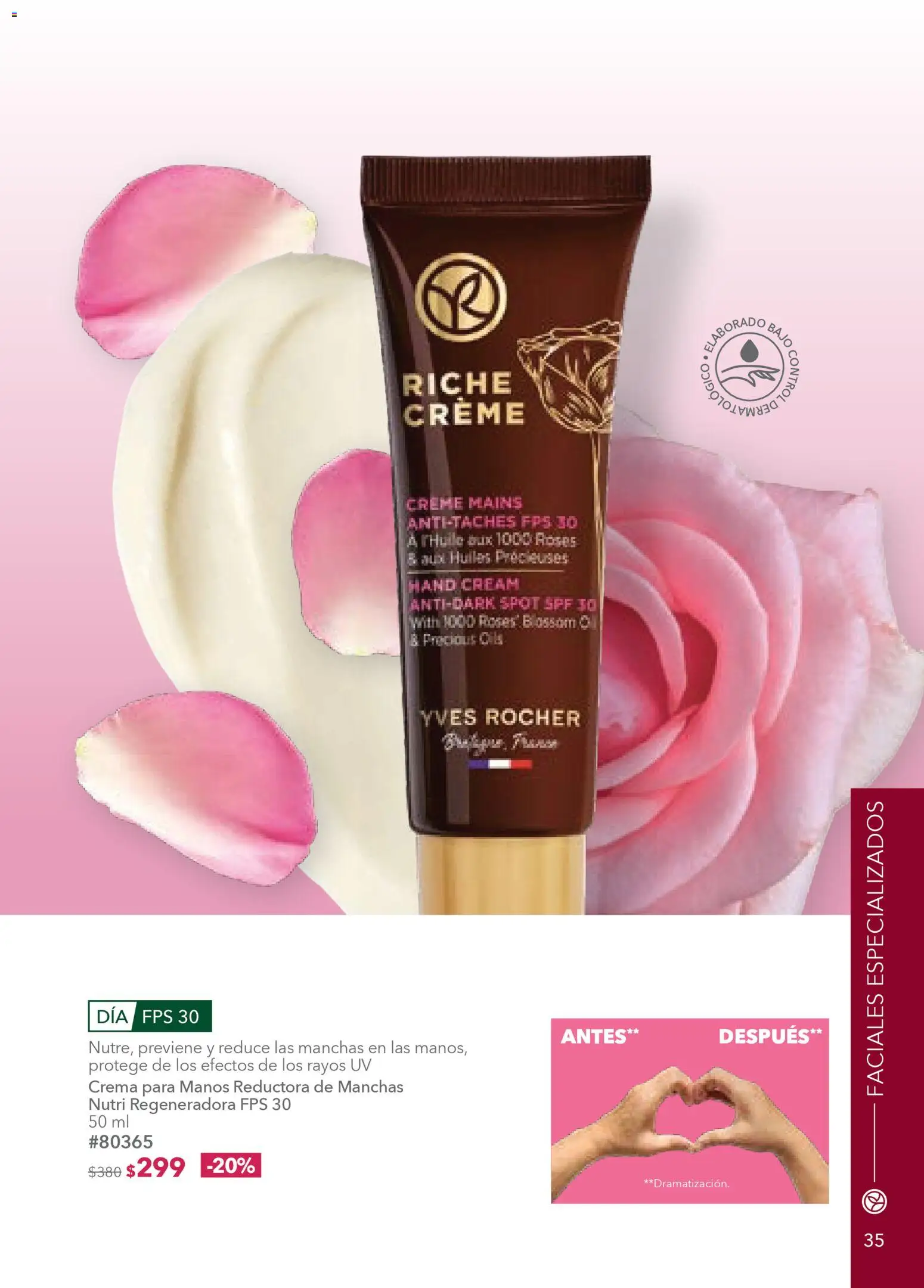 Vista previa las ofertas de la tienda Yves Rocher - Campaña 4 2026 desde el 03/03/2026 - Crema, Crema para manos