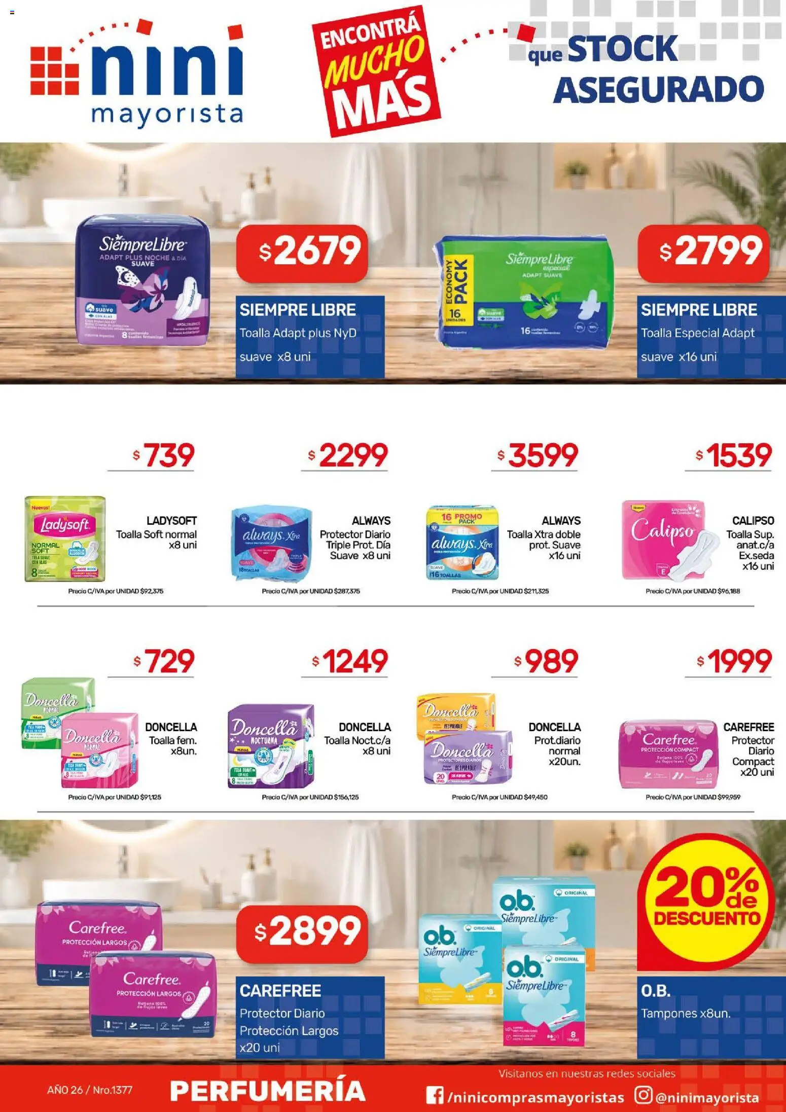 Vista previa del folleto de la tienda NINI Mayorista válido desde el 14/09/2026 