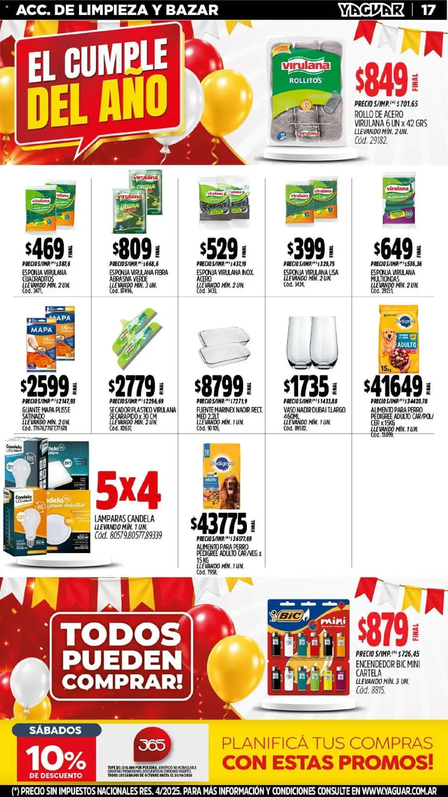 Vista previa del folleto de la tienda Yaguar válido desde el 19/10/2026 