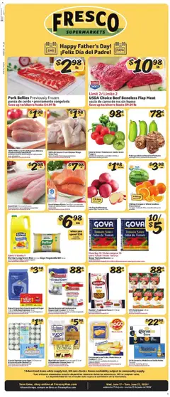 Ad Preview of Fresco y Más Fresco y Más Weekly Ad from 06/17/2026
