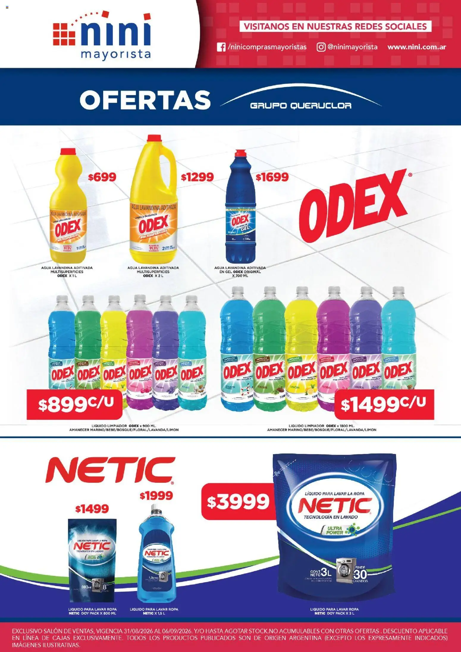 Vista previa del folleto de la tienda NINI Mayorista válido desde el 31/08/2026 