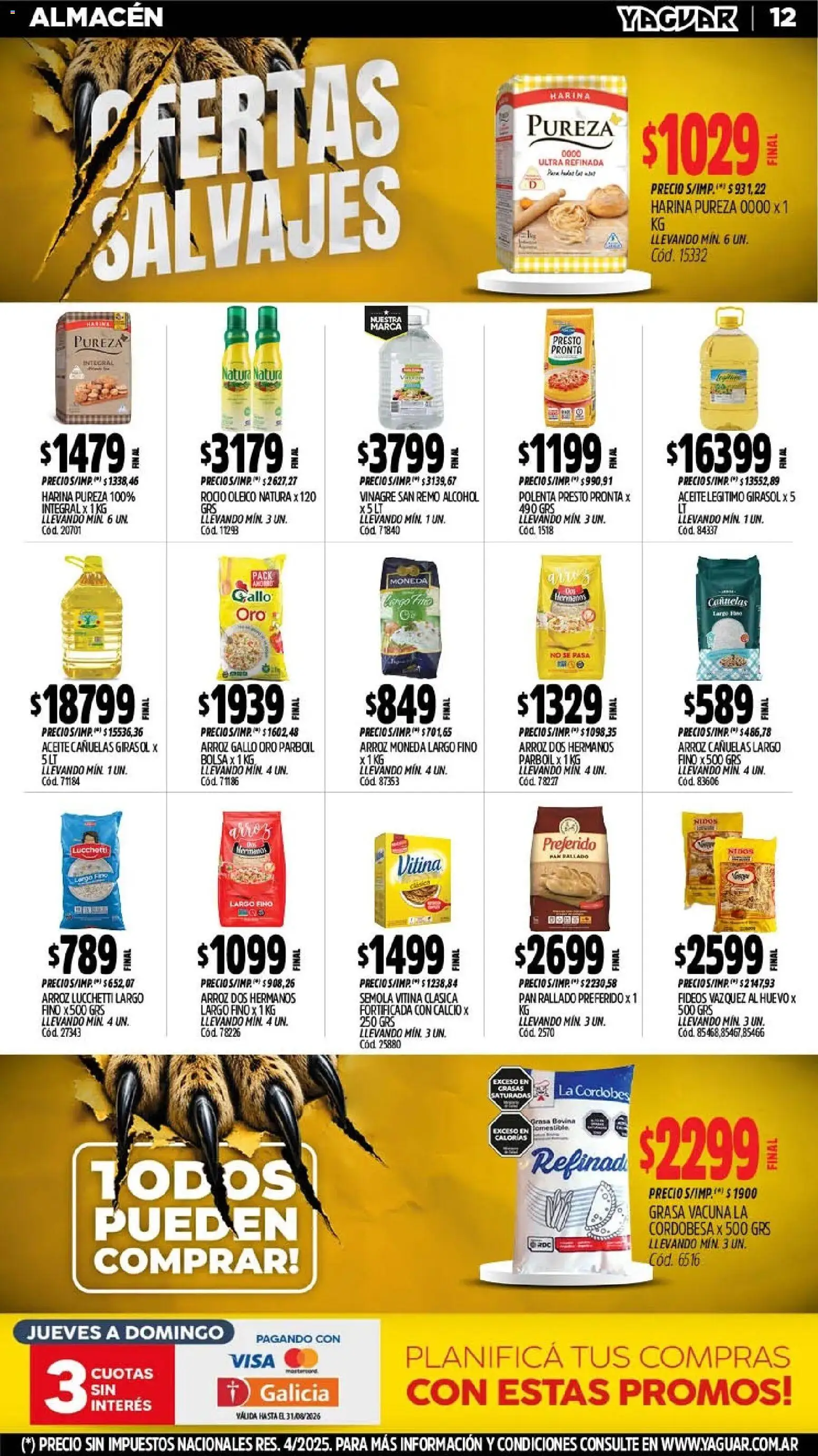 Vista previa del folleto de la tienda Yaguar válido desde el 03/08/2026 