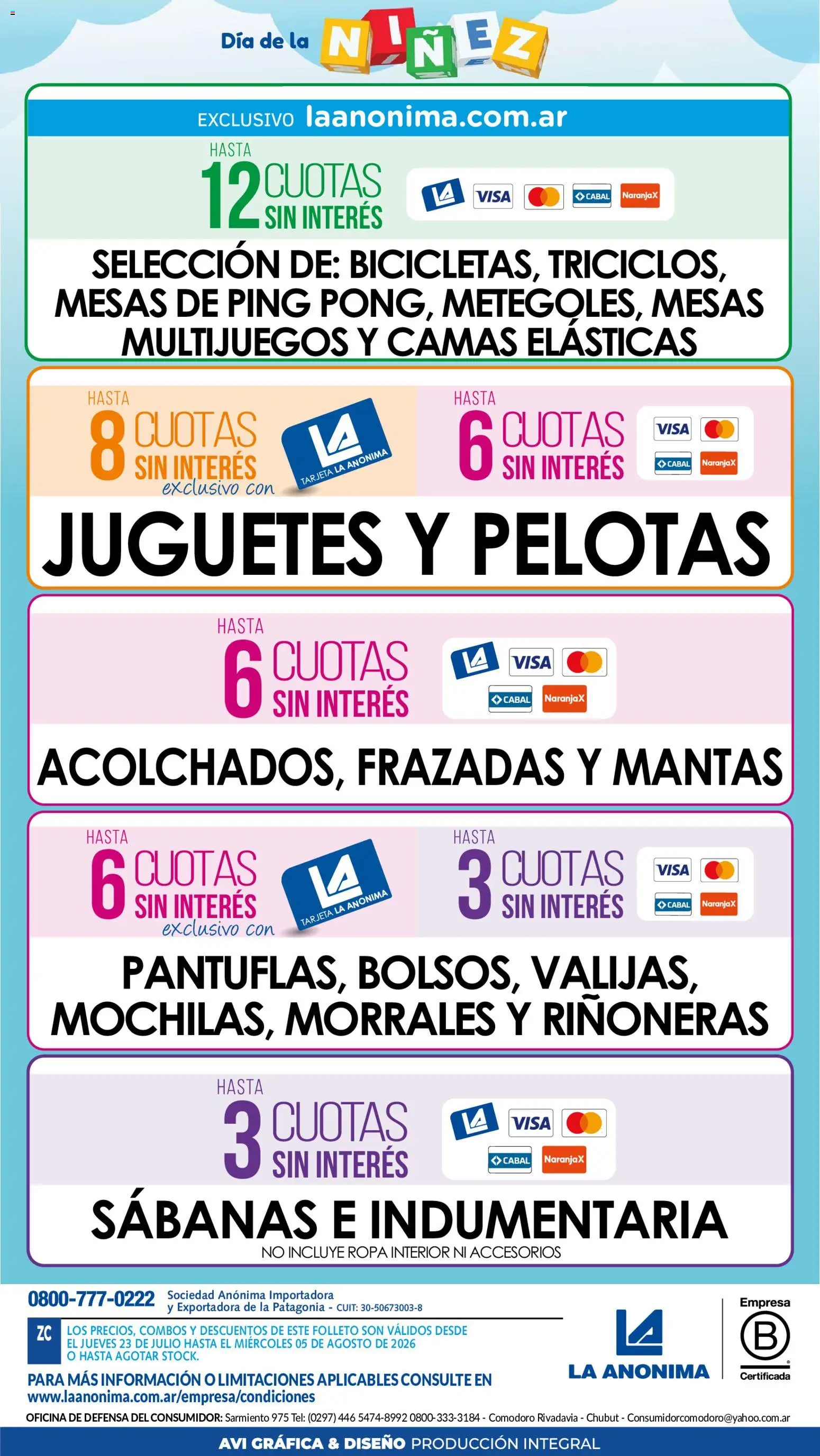 Vista previa del folleto de la tienda La Anonima válido desde el 29/07/2026 