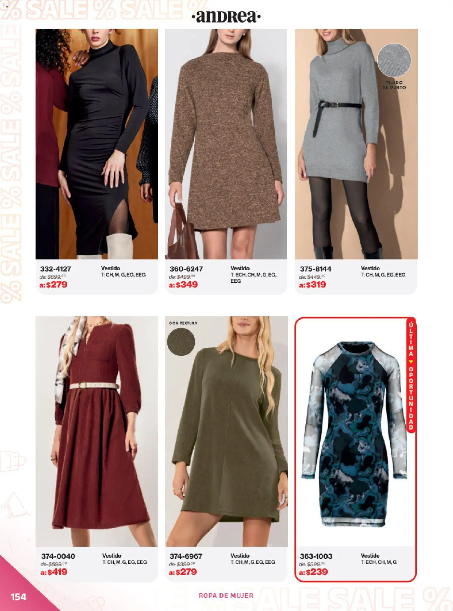 Vista previa las ofertas de la tienda Andrea - Catálogo Outlet desde el 21/12/2025 - Vestido, Ropa
