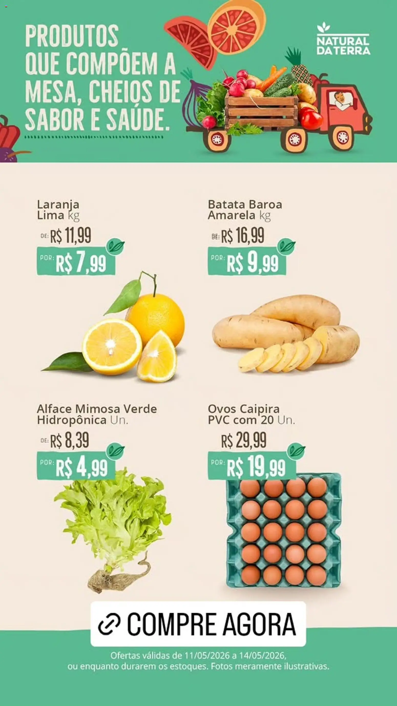 Pré-Visualização do folheto "Natural da Terra - Ofertas da semana" da loja Natural da Terra válido a partir de 11/05/2026