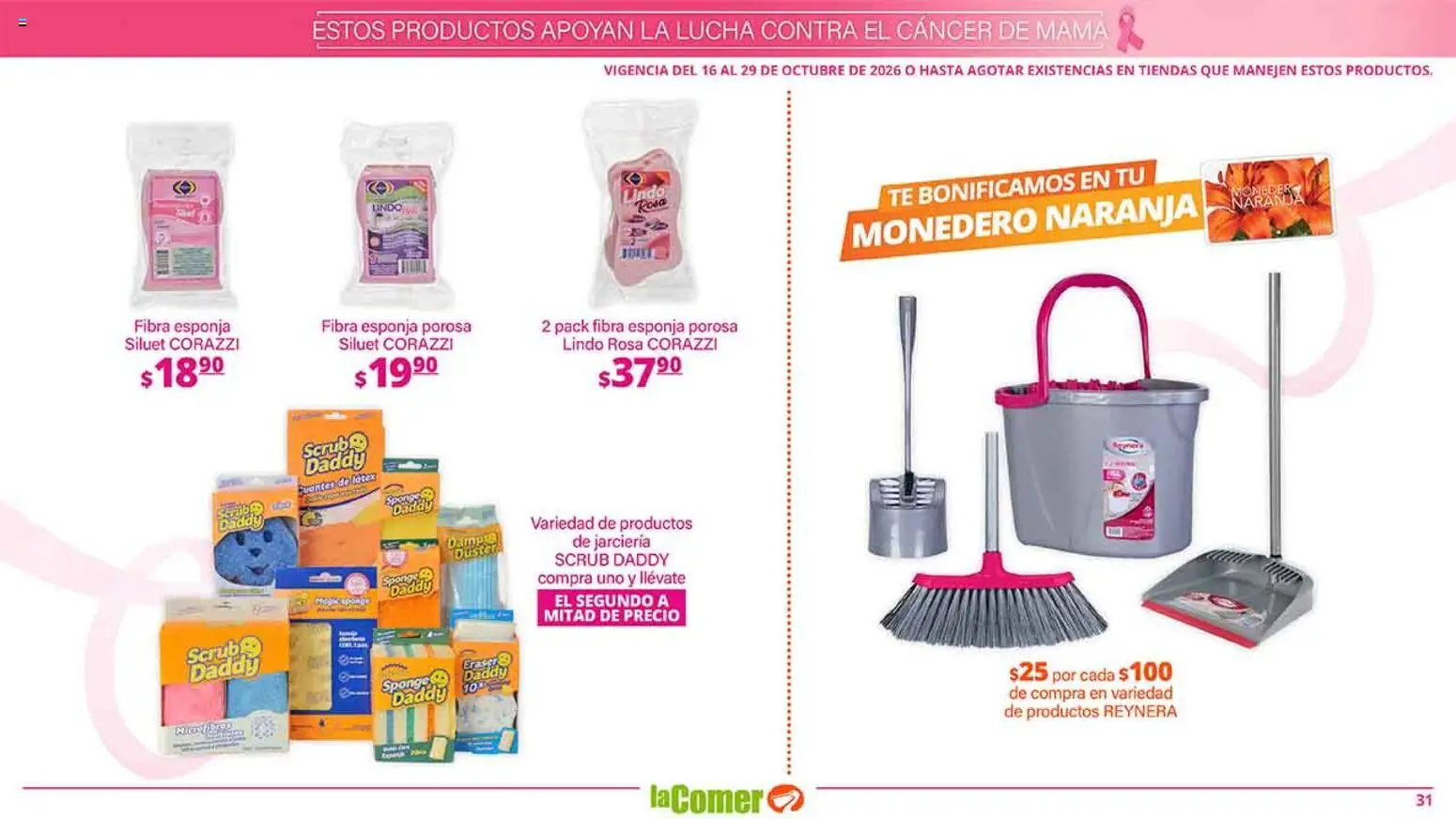 Vista previa las ofertas de la tienda La Comer - La Comer folleto es la tienda rosa desde el 16/10/2026 