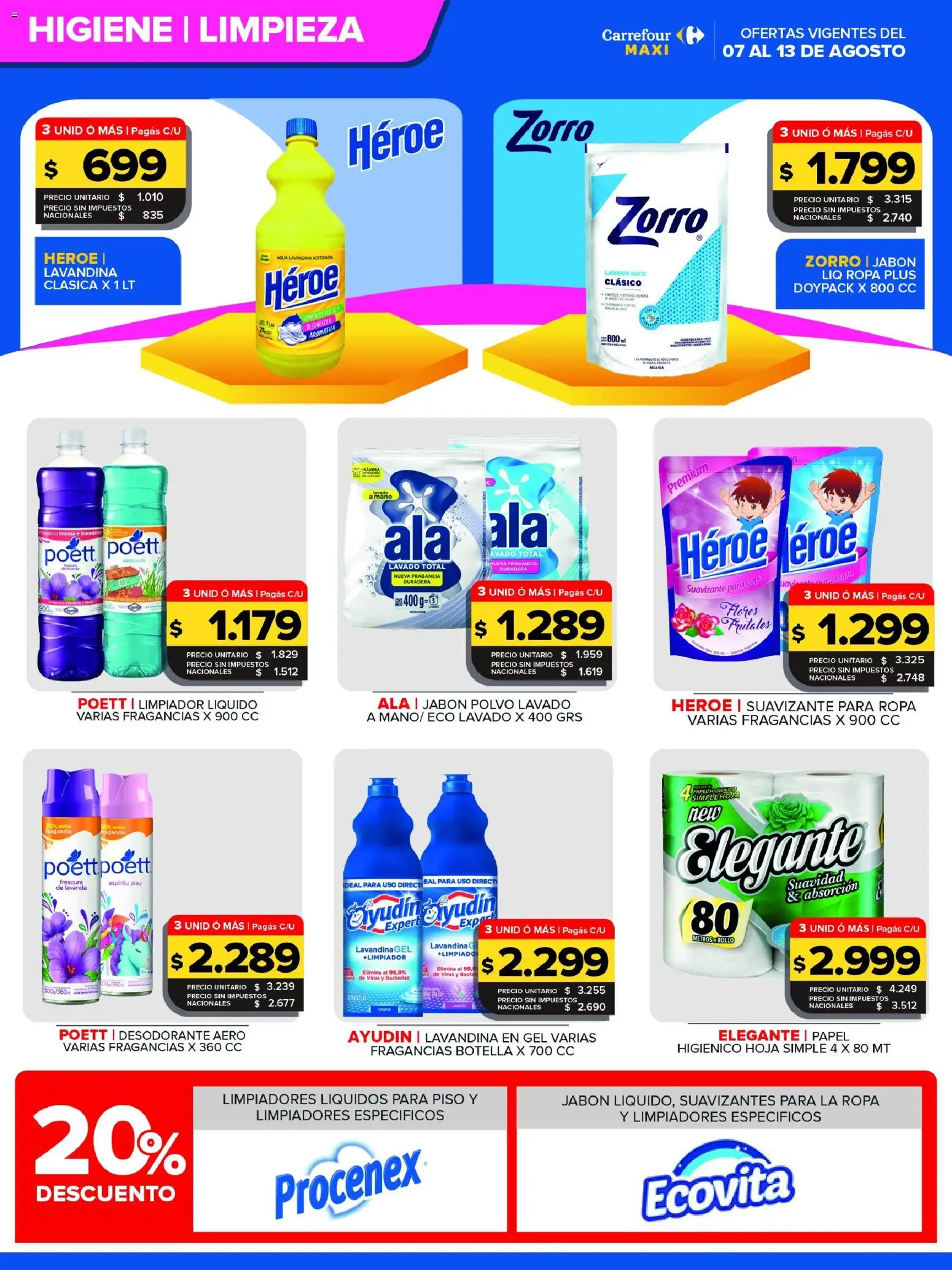 Vista previa del folleto de la tienda Carrefour Maxi válido desde el 07/08/2026 