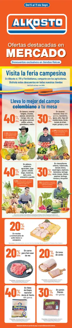  Vista previa del prospecto Alkosto catálogo ofertas destacadas en mercado del almacen Alkosto válida del 05/09/2026 al 11/09/2026