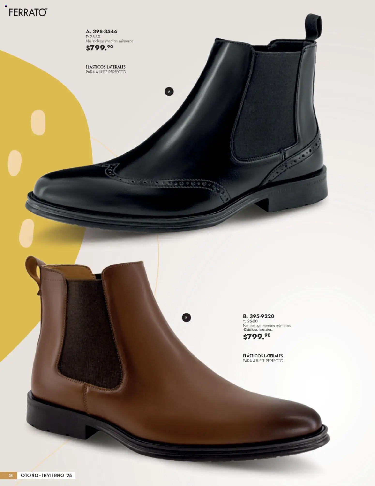 Vista previa las ofertas de la tienda Andrea - Andrea catálogo Calzado Caballero desde el 23/08/2026 